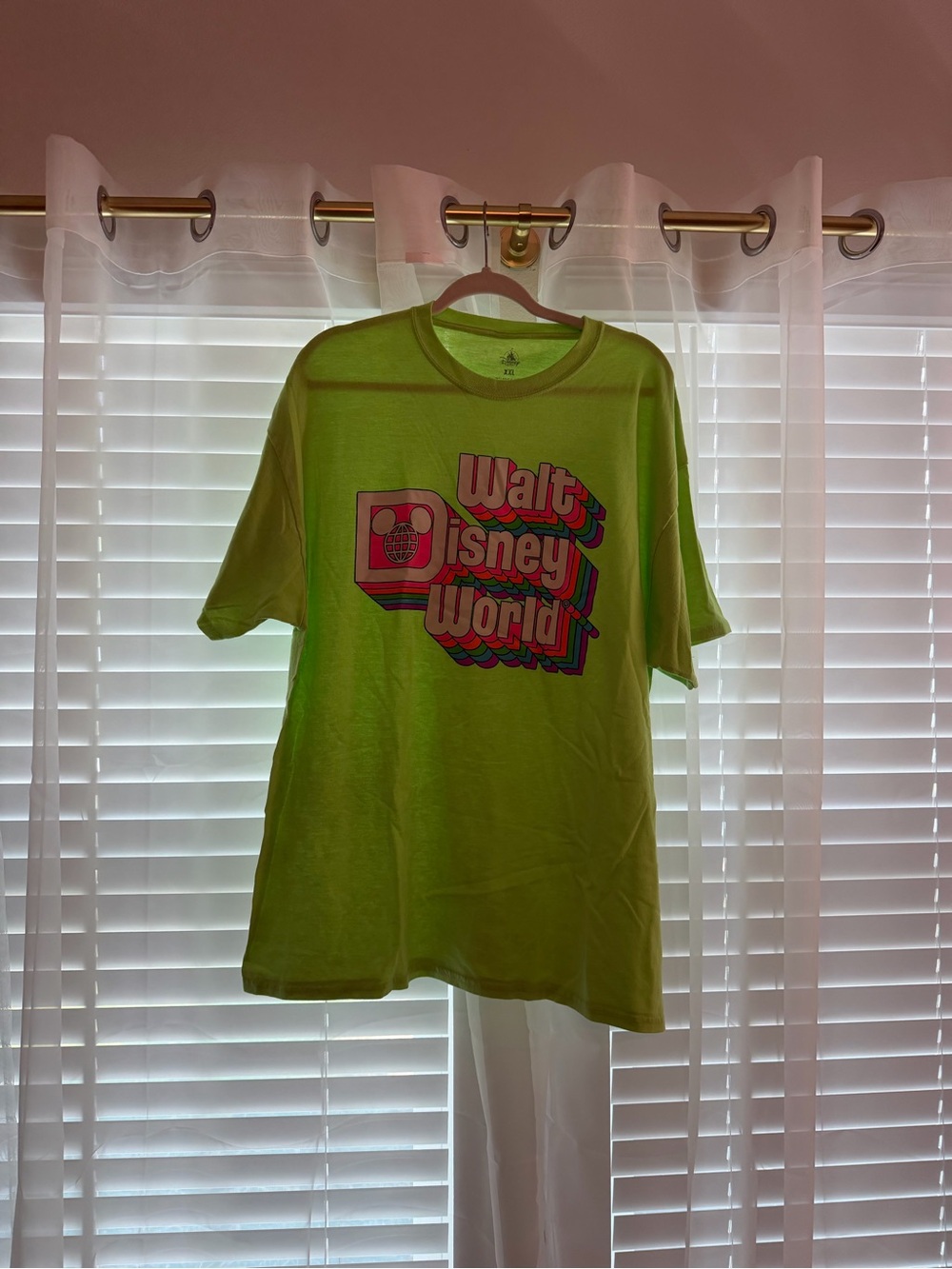 Disney Neon Green XXL Graphic T-Shirt